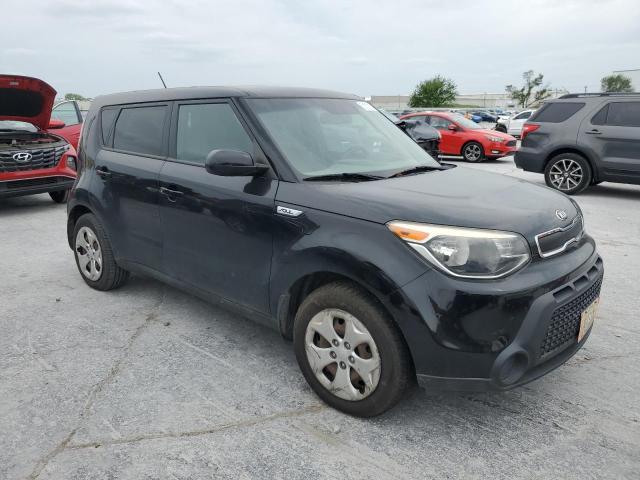 KNDJN2A28F7152576 - 2015 KIA SOUL BLACK photo 4