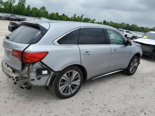 5FRYD4H58HB011175 - 2017 ACURA MDX TECHNOLOGY SILVER photo 3