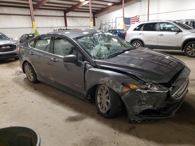 3FA6P0LU1HR222665 - 2017 FORD FUSION SE HYBRID GRAY photo 4