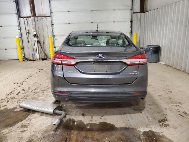 3FA6P0LU1HR222665 - 2017 FORD FUSION SE HYBRID GRAY photo 6