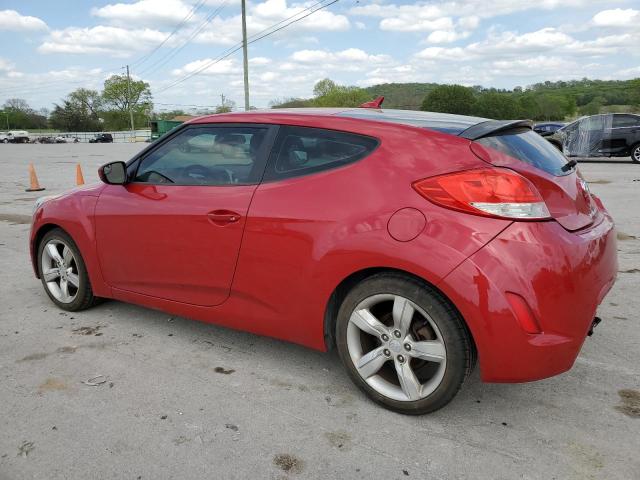 KMHTC6AD0EU183646 - 2014 HYUNDAI VELOSTER RED photo 2