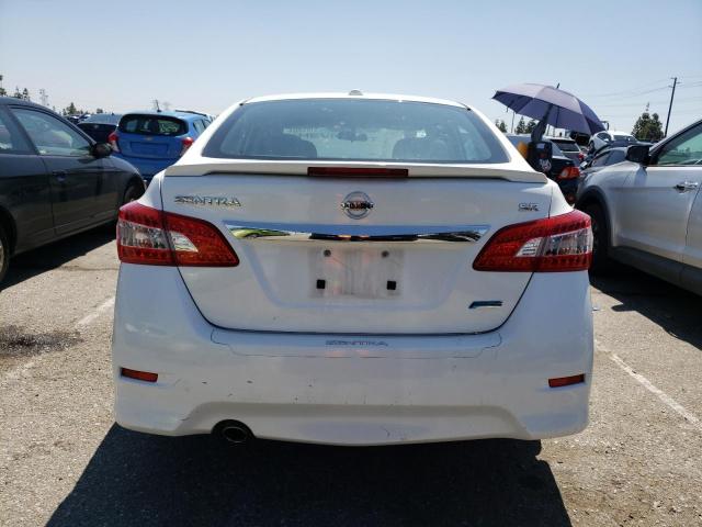 3N1AB7AP7EY255716 - 2014 NISSAN SENTRA S WHITE photo 6