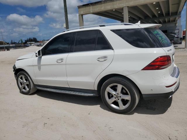 4JGDA5JB8JB186013 - 2018 MERCEDES-BENZ GLE 350 WHITE photo 2