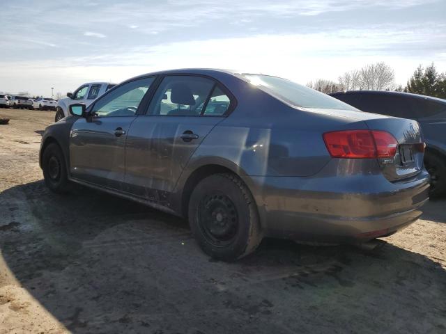 3VW2K7AJ0DM444613 - 2013 VOLKSWAGEN JETTA BASE Մոխրագույն լուսանկար 2