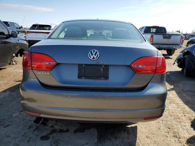 3VW2K7AJ0DM444613 - 2013 VOLKSWAGEN JETTA BASE Մոխրագույն լուսանկար 6