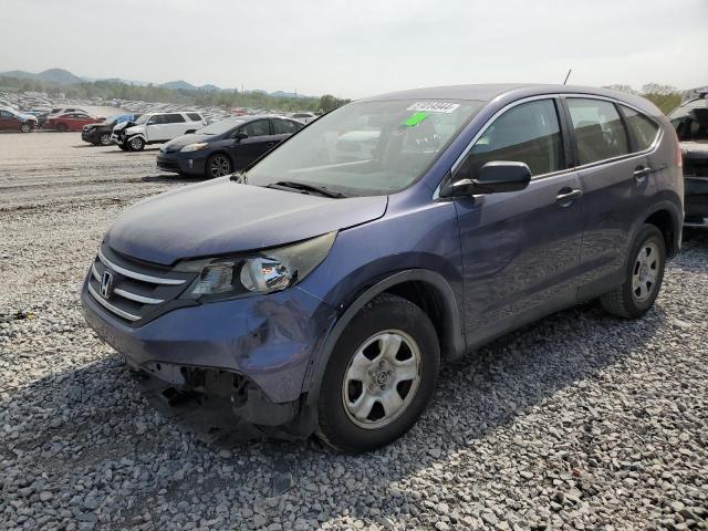 3CZRM3H38EG706352 - 2014 HONDA CR-V LX BLUE photo 1