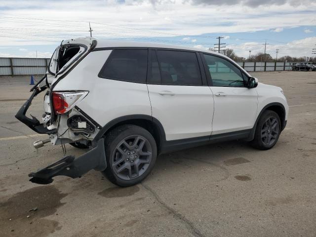 5FNYF8H56PB023651 - 2023 HONDA PASSPORT EXL أبيض صورة 3