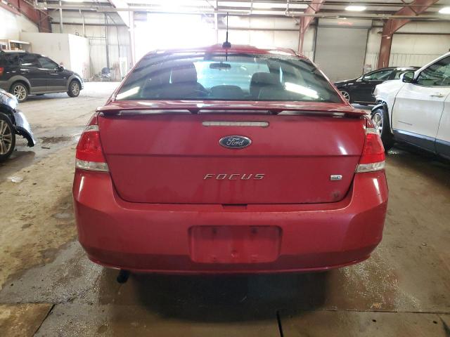 1FAHP3FN6AW155952 - 2010 FORD FOCUS SE RED photo 6