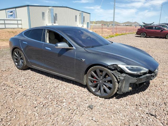 5YJSA1E47GF168155 - 2016 TESLA MODEL S SILVER photo 4