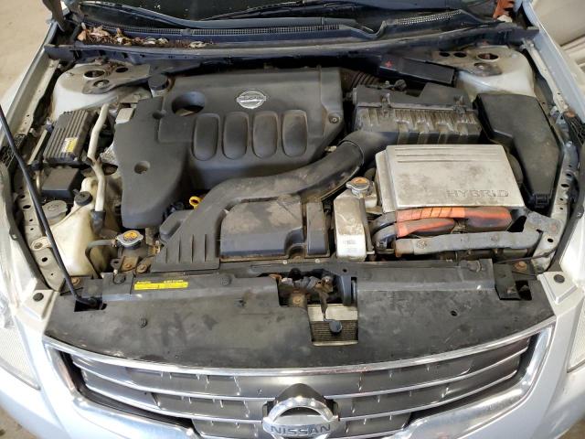 1N4CL2AP9AC120168 - 2010 NISSAN ALTIMA HYBRID GRAY photo 11