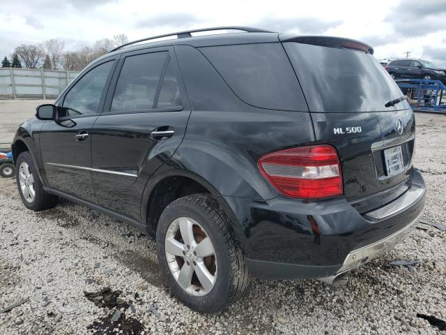 4JGBB75E36A022640 - 2006 MERCEDES-BENZ ML 500 BLACK photo 2