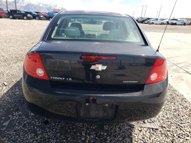 1G1AK55F877404229 - 2007 CHEVROLET COBALT LS BLACK photo 6