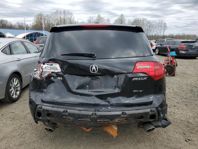 2HNYD28528H509348 - 2008 ACURA MDX SPORT BLACK photo 6