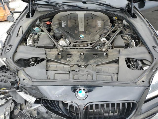 WBA6D4C58HD977787 - 2017 BMW 650 I GRAN COUPE BLACK photo 11