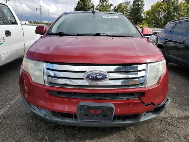 2FMDK38C08BA59762 - 2008 FORD EDGE SEL RED photo 5