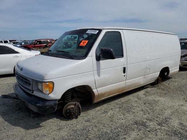 1FTNS24241HA51480 - 2001 FORD ECONOLINE E250 VAN WHITE photo 1