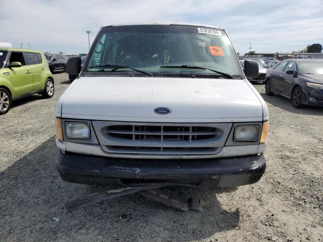 1FTNS24241HA51480 - 2001 FORD ECONOLINE E250 VAN WHITE photo 5