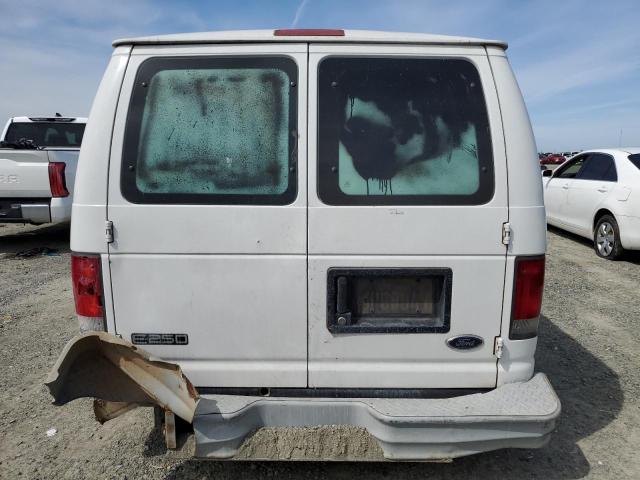 1FTNS24241HA51480 - 2001 FORD ECONOLINE E250 VAN WHITE photo 6