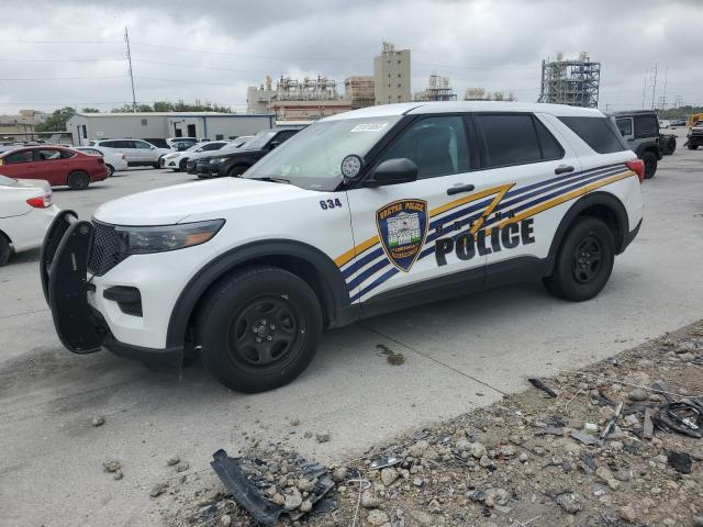 1FM5K8AB9PGA62413 - 2023 FORD EXPLORER POLICE INTERCEPTOR თეთრი ფოტო 1