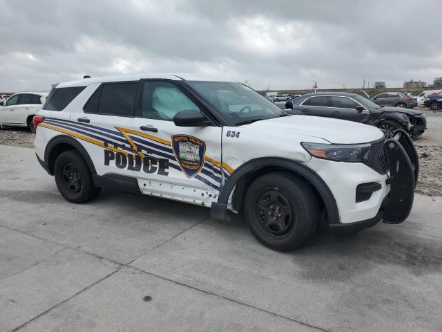 1FM5K8AB9PGA62413 - 2023 FORD EXPLORER POLICE INTERCEPTOR თეთრი ფოტო 4