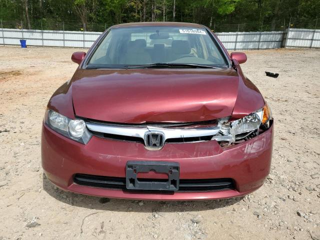 1HGFA16507L139832 - 2007 HONDA CIVIC LX BURGUNDY photo 5