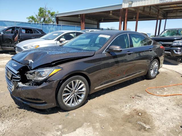 KMHGN4JE7HU182040 - 2017 GENESIS G80 BASE BROWN photo 1