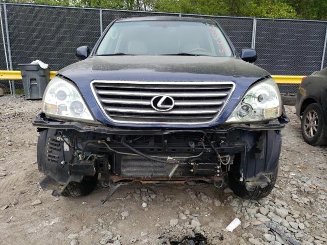 JTJBT20X780163939 - 2008 LEXUS GX 470 BLUE photo 5