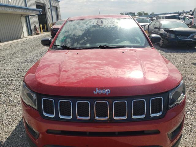 3C4NJDAB1JT175842 - 2018 JEEP COMPASS SPORT RED photo 5