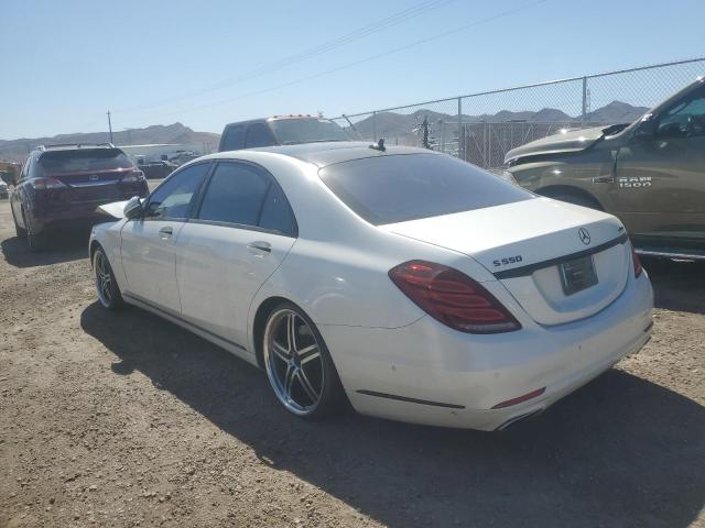 WDDUG8FB4FA142512 - 2015 MERCEDES-BENZ S 550 4MATIC WHITE photo 2