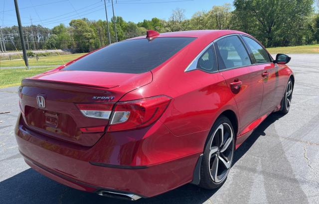 1HGCV2F31KA004956 - 2019 HONDA ACCORD SPORT RED photo 4