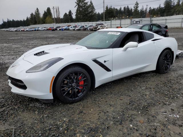 1G1YA2D70E5133217 - 2014 CHEVROLET CORVETTE STINGRAY 1LT WHITE photo 1