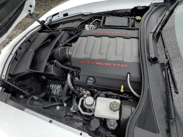 1G1YA2D70E5133217 - 2014 CHEVROLET CORVETTE STINGRAY 1LT WHITE photo 11