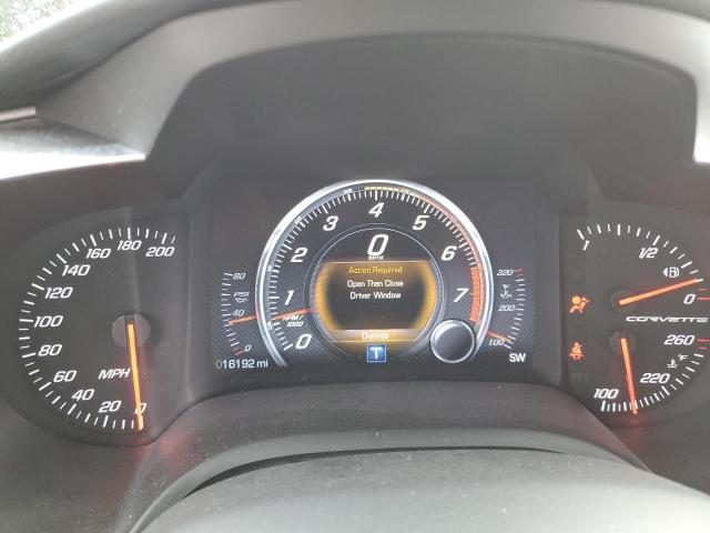 1G1YA2D70E5133217 - 2014 CHEVROLET CORVETTE STINGRAY 1LT WHITE photo 9