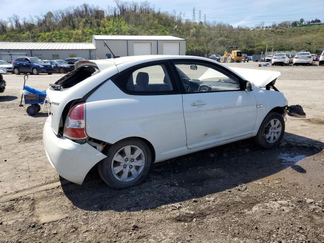 KMHCM3AC1BU188174 - 2011 HYUNDAI ACCENT GL WHITE photo 3