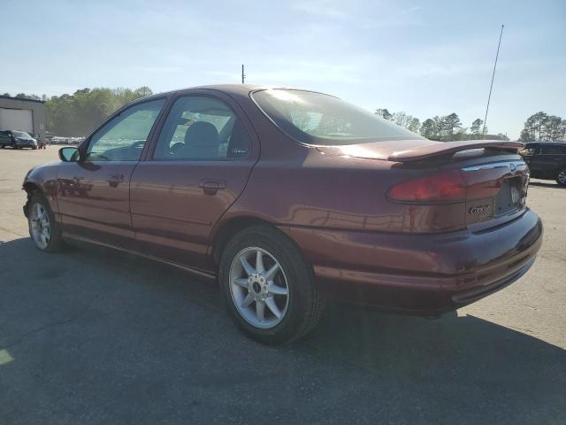 1FAFP66L9XK232031 - 1999 FORD CONTOUR SE BURGUNDY photo 2