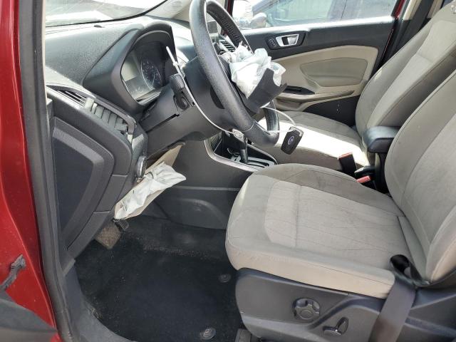 MAJ6S3GL2KC290660 - 2019 FORD ECOSPORT SE მუქწითელი ფოტო 7