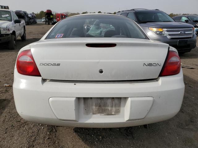 1B3ES26C04D506649 - 2004 DODGE NEON BASE WHITE photo 6