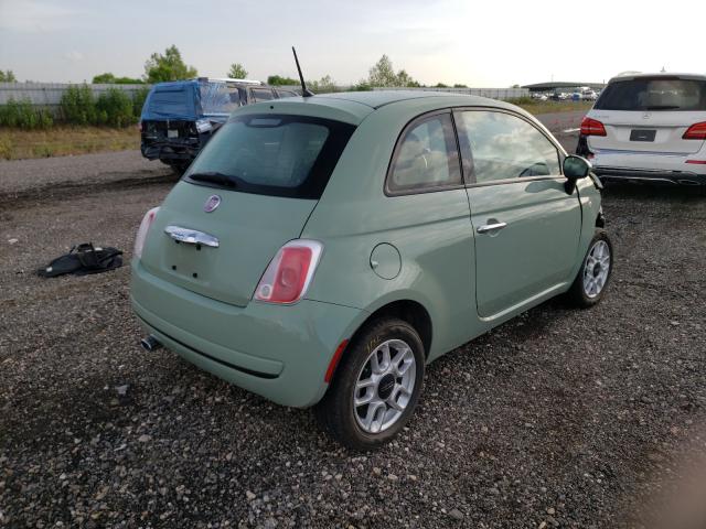 3C3CFFAR9FT555928 - 2015 FIAT 500 POP GREEN photo 4