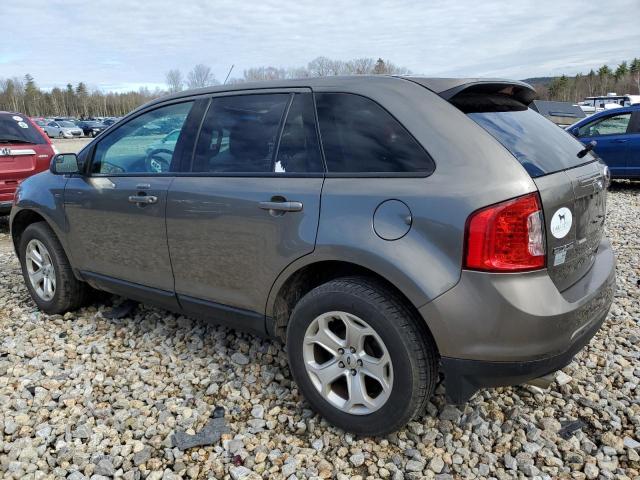 2FMDK4JC5DBC94832 - 2013 FORD EDGE SEL GRAY photo 2