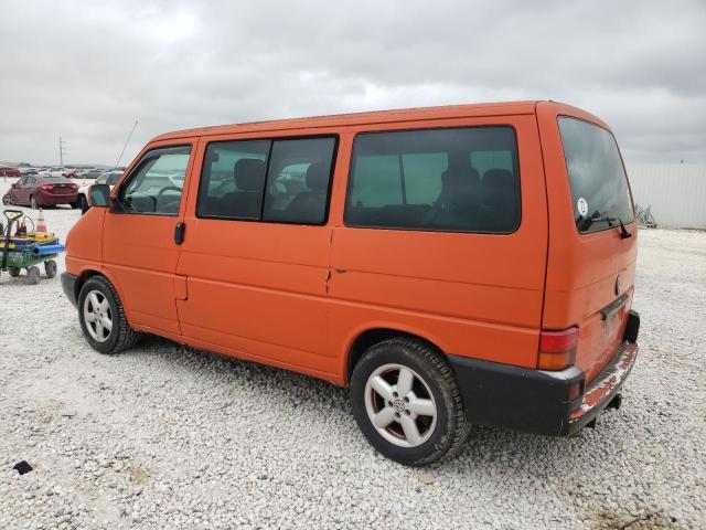 WV2KB47033H041925 - 2003 VOLKSWAGEN EUROVAN GLS ORANGE photo 2