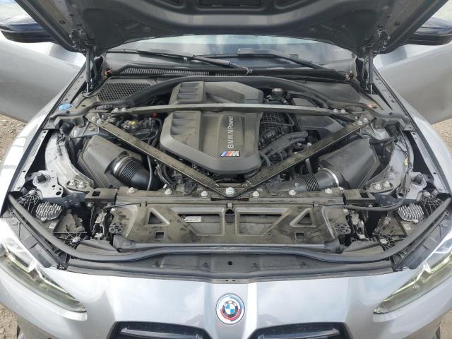 WBS43AY02NFN09815 - 2022 BMW M3 COMPETITION GRAY photo 11