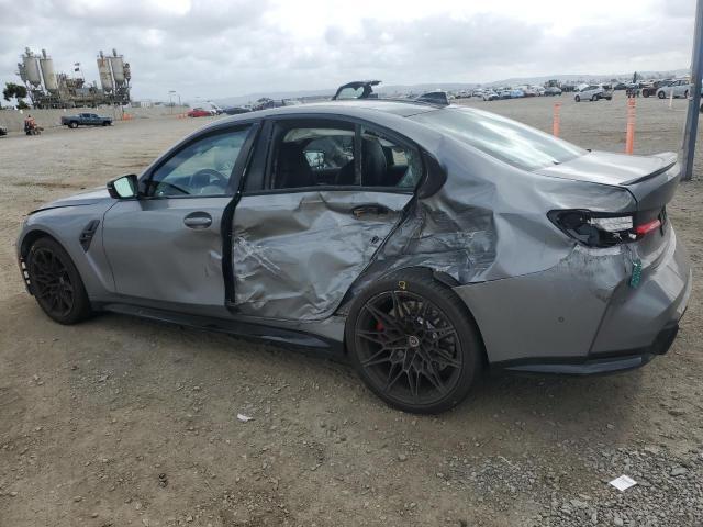 WBS43AY02NFN09815 - 2022 BMW M3 COMPETITION GRAY photo 2