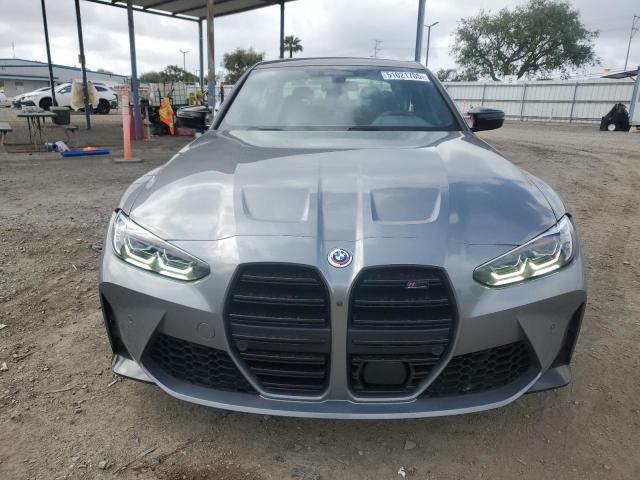 WBS43AY02NFN09815 - 2022 BMW M3 COMPETITION GRAY photo 5