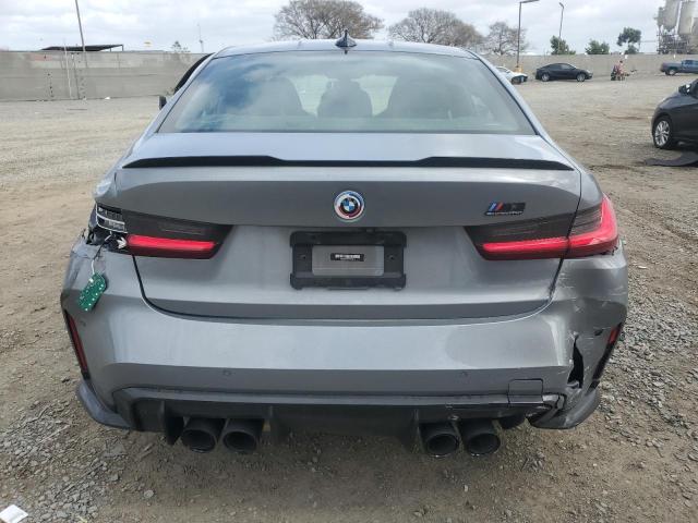 WBS43AY02NFN09815 - 2022 BMW M3 COMPETITION GRAY photo 6