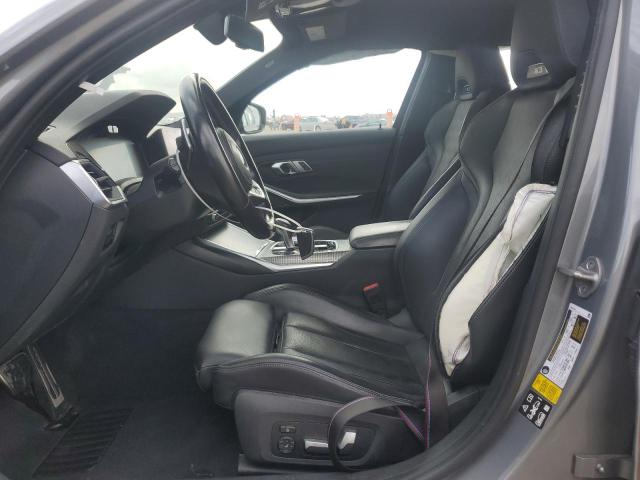 WBS43AY02NFN09815 - 2022 BMW M3 COMPETITION GRAY photo 7