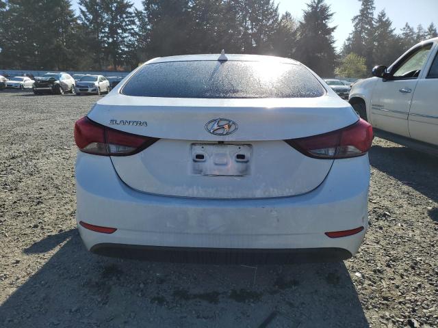 5NPDH4AE7FH552750 - 2015 HYUNDAI ELANTRA SE WHITE photo 6