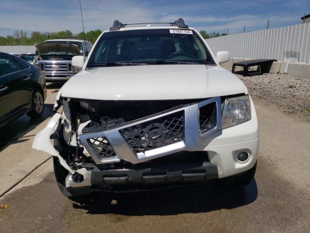 1N6AD0EVXDN741159 - 2013 NISSAN FRONTIER S WHITE photo 5
