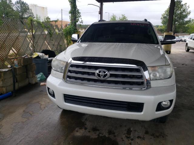 5TDDW5G19CS063479 - 2012 TOYOTA SEQUOIA PLATINUM WHITE photo 5