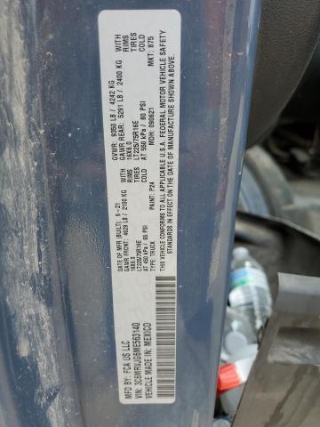 3C6MRVJG6ME563140 - 2021 RAM PROMASTER 3500 HIGH 蓝色 照片 12