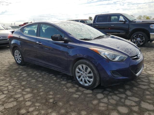 5NPDH4AE4CH112819 - 2012 HYUNDAI ELANTRA GLS BLUE photo 4